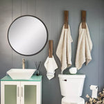 Clothespin Bathroom Towel Holder Decor