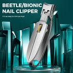 Stainless Steel Nail Clipper with Ring Lock