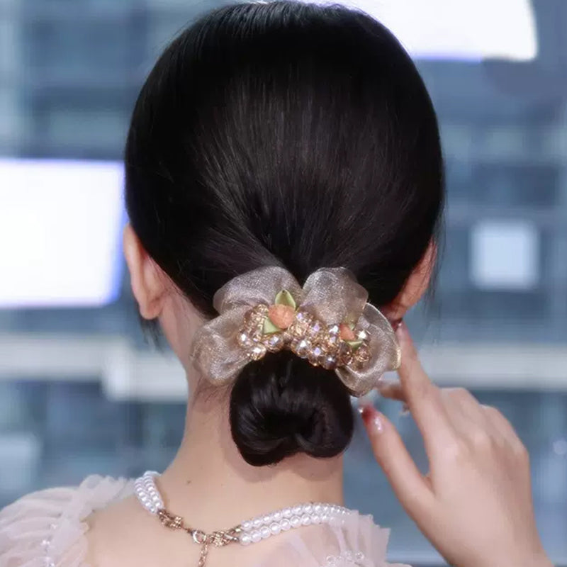 Crystal Large Intestine Hair Ties