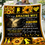 You Are My Sunshine- Sunflower Warm Gift Blanket