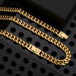 Titanium Steel Cuban Necklace