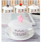Cartoon Silicone Dustproof Cup Cover