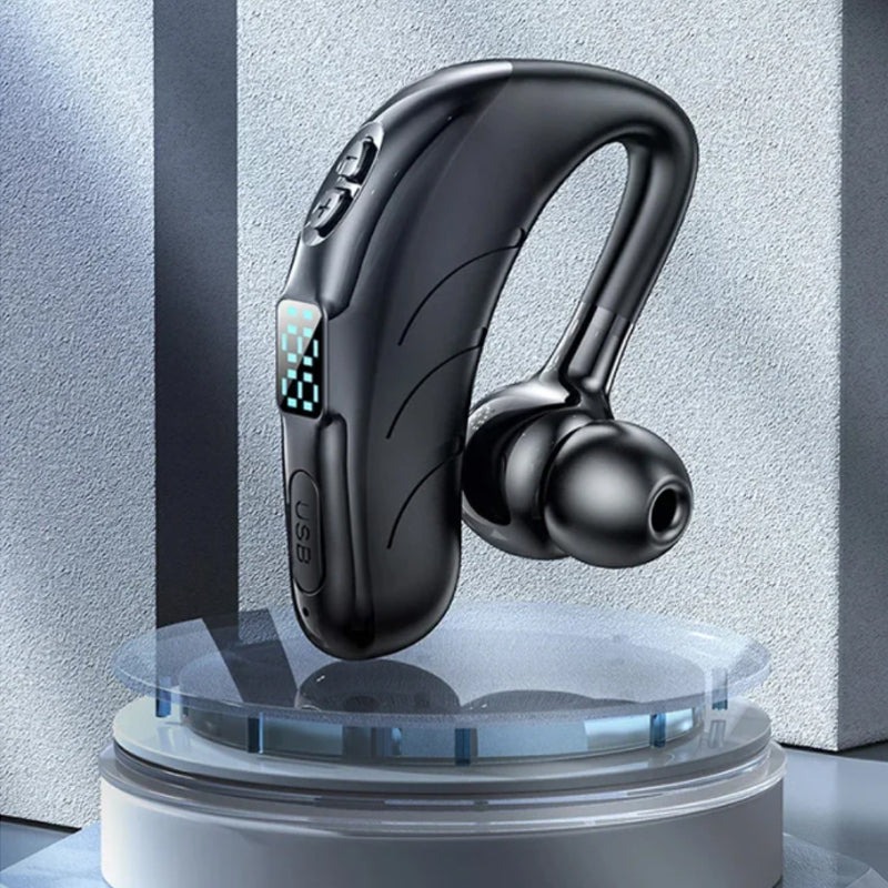 Business Earhook Digital Display Bluetooth Headphones