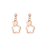 The Earrings of Flower Pattern