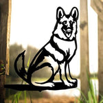 Metal Dog Silhouette Puppy