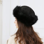 Faux Fur Suede Winter Cap