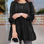 Polka Dot Print Long Sleeve Shirt T-Shirt