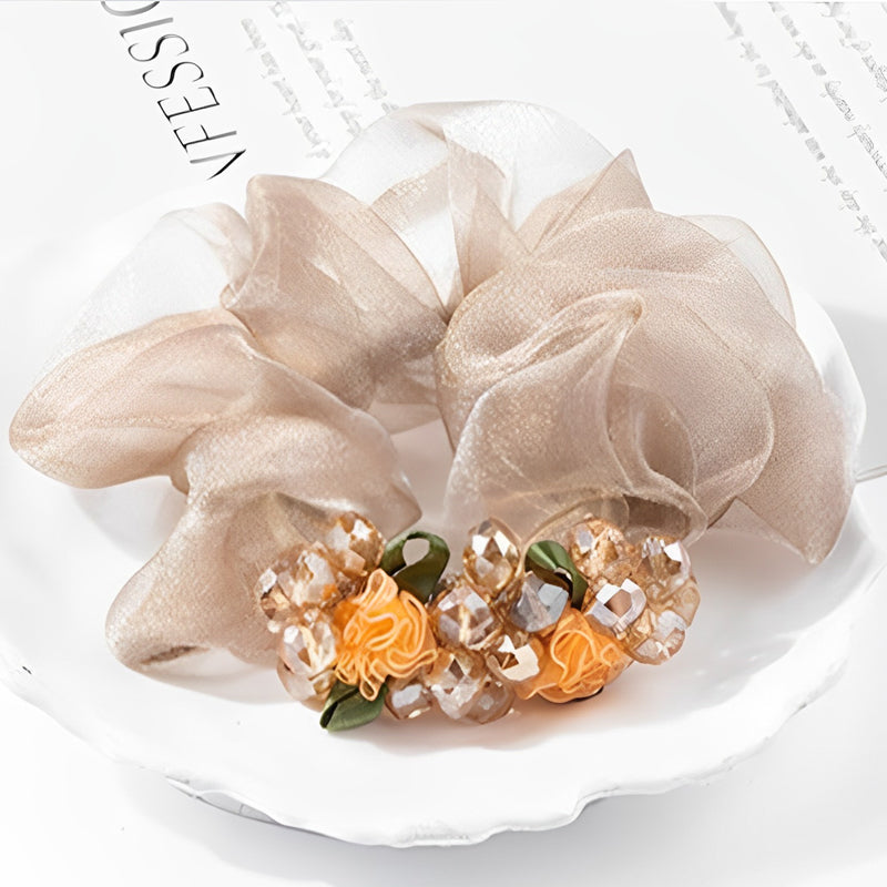 Crystal Large Intestine Hair Ties