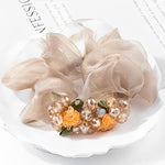 Crystal Large Intestine Hair Ties