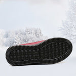 🐑Leather Fur Moccasins Women Loafers for Elderly Female Soft & Warm