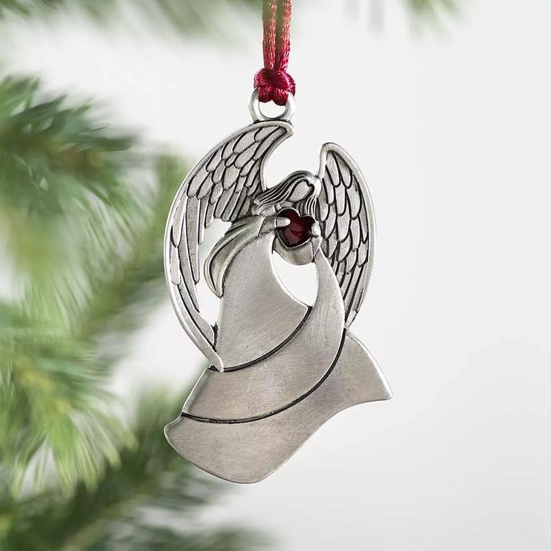 Solid Pewter Christmas Tree Ornament
