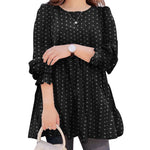Polka Dot Print Long Sleeve Shirt T-Shirt