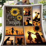 You Are My Sunshine- Sunflower Warm Gift Blanket