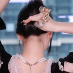 Crystal Large Intestine Hair Ties