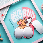 3D Dog Mouse Pad With Wrist Rest