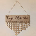 Wooden Calendar Board