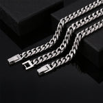 Titanium Steel Cuban Necklace