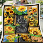 You Are My Sunshine- Sunflower Warm Gift Blanket