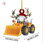 Car-Boat-Christmas iron Ornament