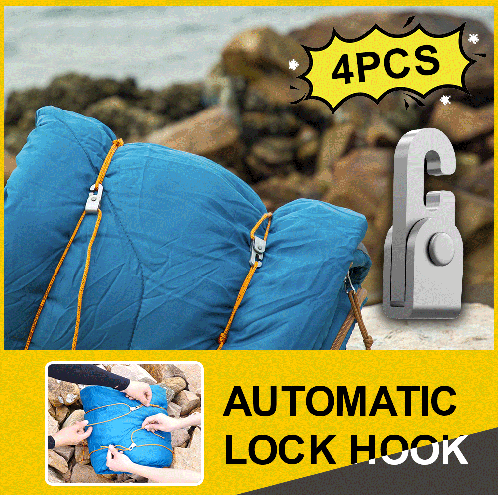 Automatic Lock Hook  (4pcs/pack)
