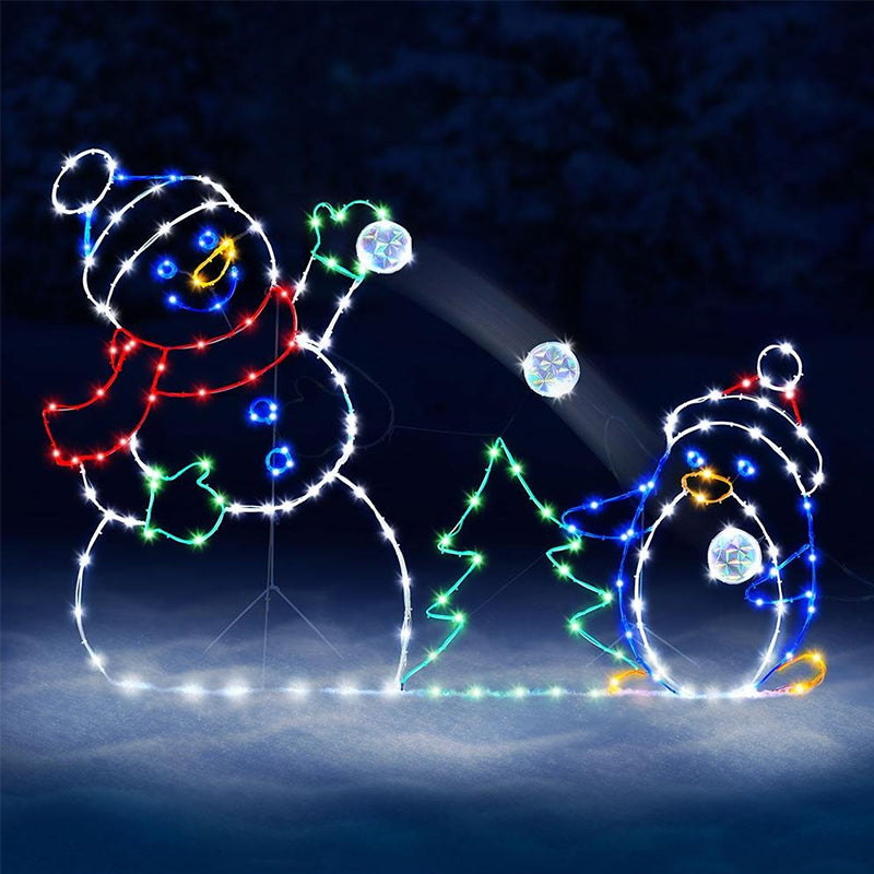 The Playful Animated Snowball Light(🎅Christmas Sale 50% Off🎄)