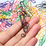 🎶Music Multicoloured Metal Paper Clips