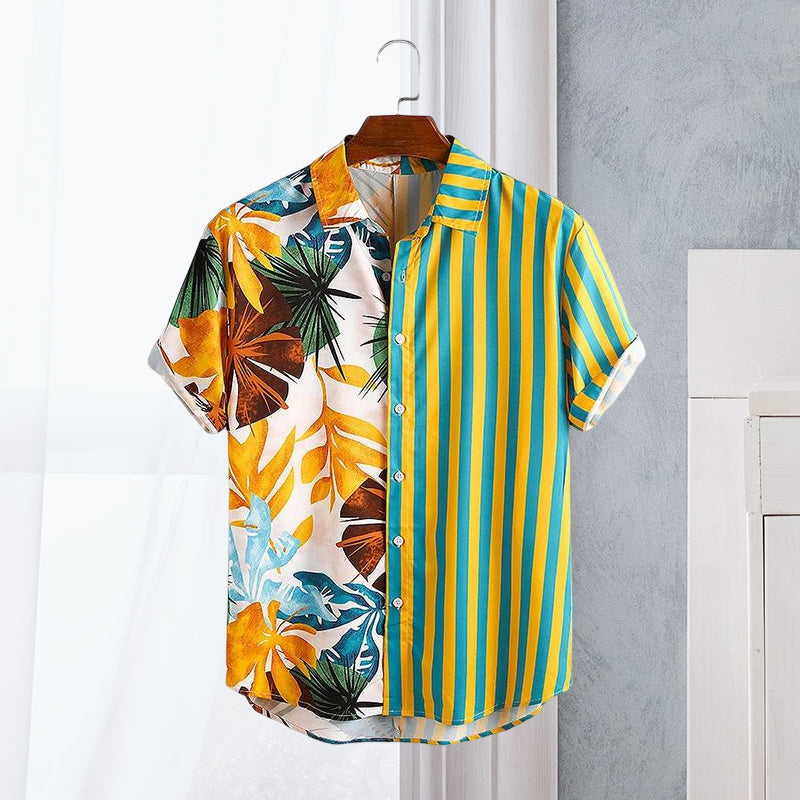 Hawaiian Print Short Sleeve Shirt