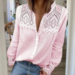 Women's Lace Stitching Shirt