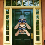 Fence Decoration Nosy Old Man And Lady Garden Yard Art