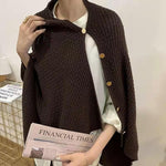 6 IN 1 Ladies Knitted Bib Shawl Scarf Clothes