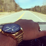 Ceas din cuart cronograf din otel inoxidabil