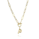 Letter Pendant Necklace