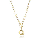 Letter Pendant Necklace