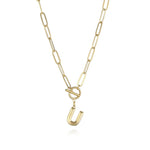 Letter Pendant Necklace