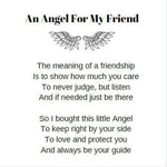 🎅Christmas Sale 50％ OFF -🎉Guardian Angel Keychain - Best Friend Gift