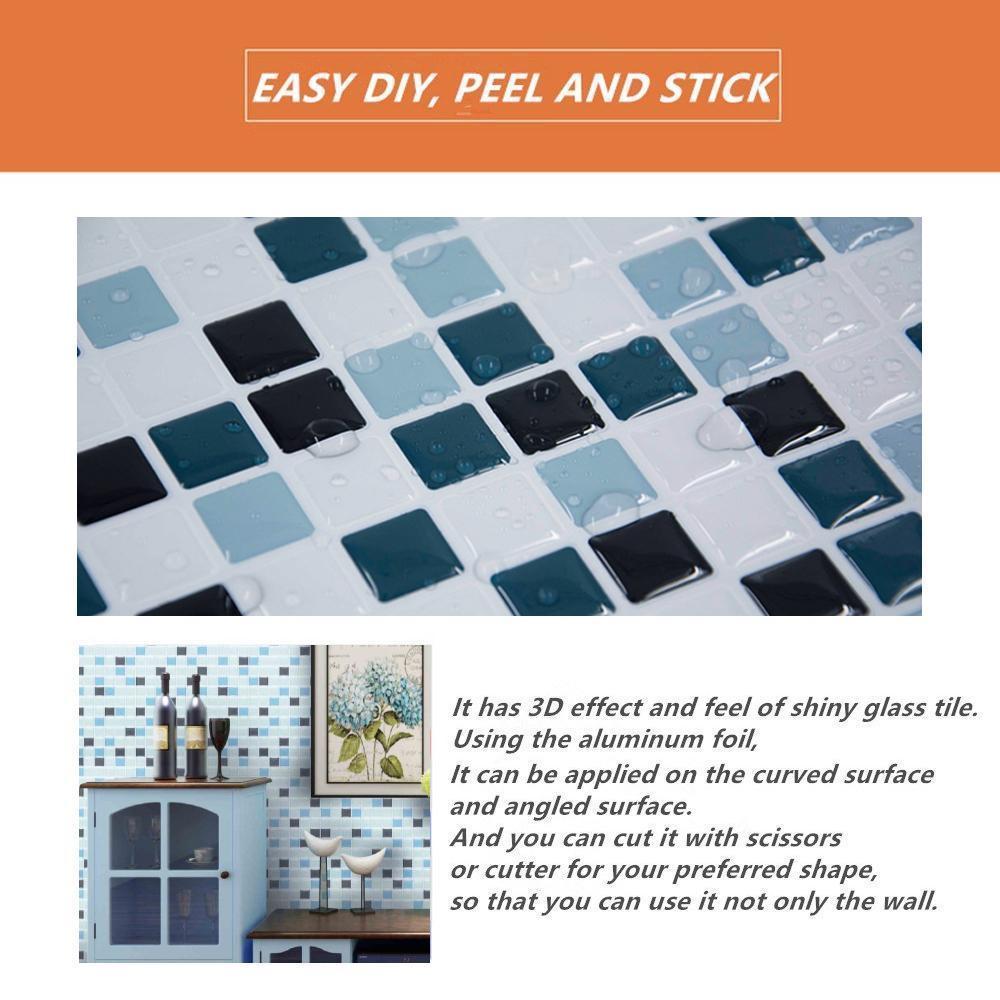 3D Mosaic Tile Self-adhesive Stickers