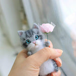 DIY Cat Wool Felt Gift For Cat Lovers