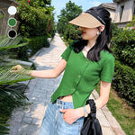 Irregular Slit T-shirt