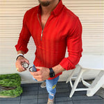 Striped Long-sleeve Print T-shirt