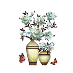 DIY Plant Vase 3D Stereo Stickers Self-Adhesive