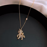 Gorgeous Angel Pony Pendant Necklace