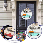 Interchangeable Vintage Truck Welcome Sign