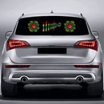 Sound activated LED lights for car rear window