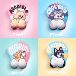 3D Dog Mouse Pad With Wrist Rest