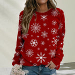 Christmas Element 3D Print All-match Sweatshirt