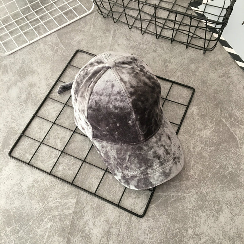 Velvet Women Cap
