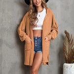 Pocket Hooded Cardigan Jacket