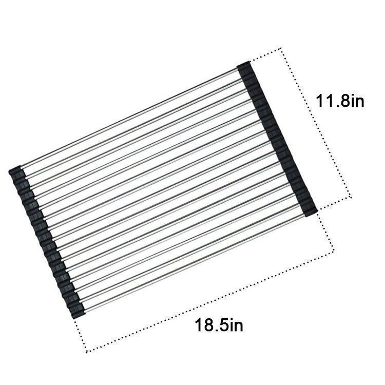 Foldable Stainless Steel Sink Rack