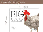 Big Cocks 2024 Wall Calendar - A Classy Collection of Rooster Photos