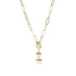 Letter Pendant Necklace